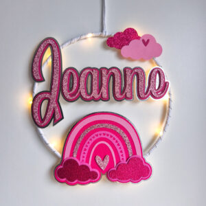 couronne lumineuse arc en ciel